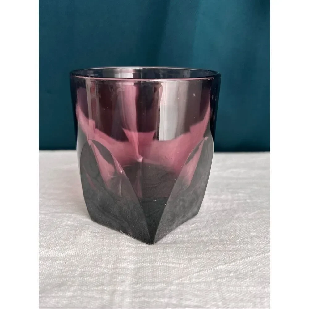 Hazel Atlas Moroccan Amethyst 4oz Flat Tumbler